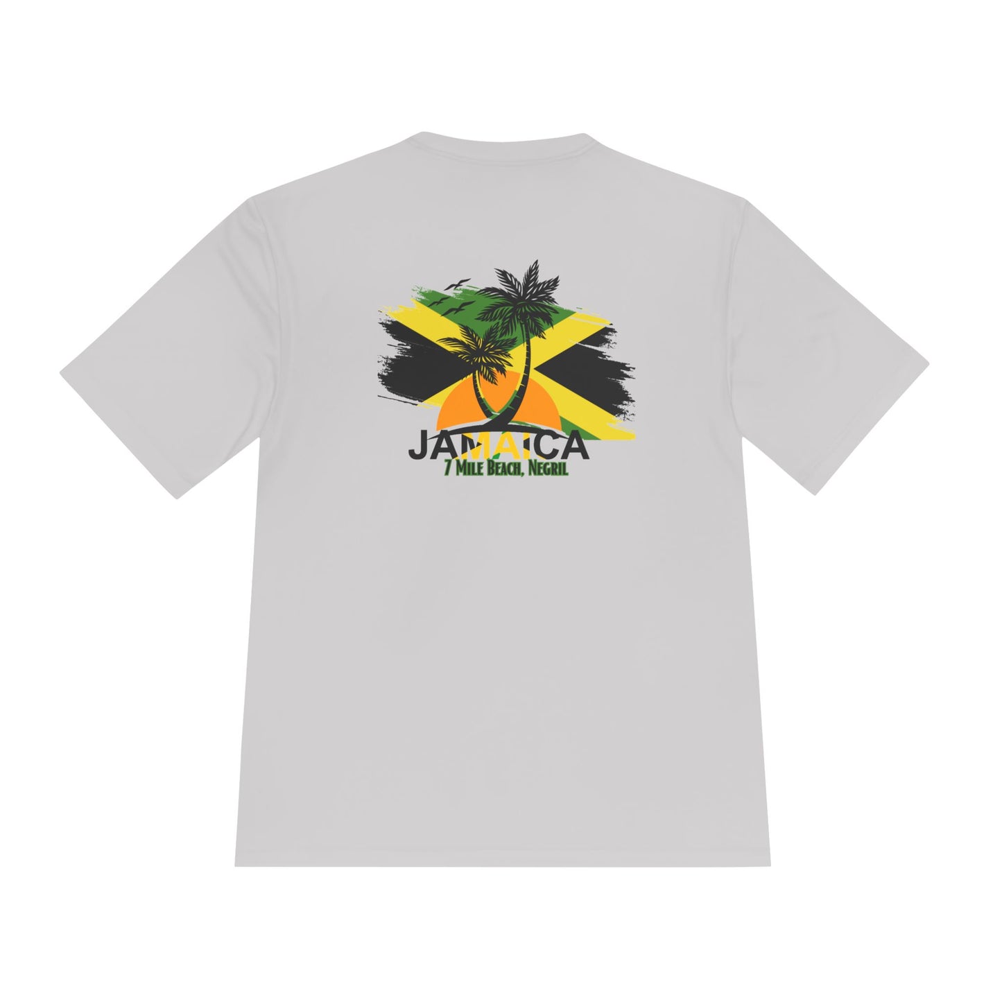 Jamaica Sunset Palms, Unisex Moisture Wicking Shirt
