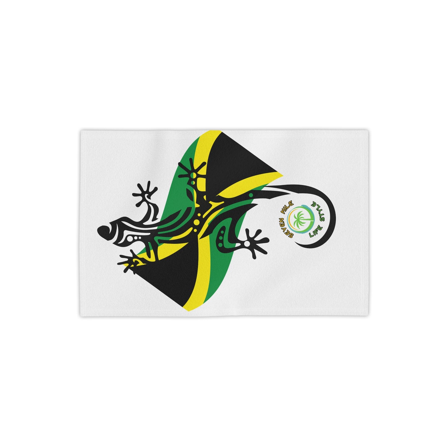 Jamaican Gecko Beach Towels, Vibrant Summer Accessory for Beach Days, Poolside Fun, Gifts for Travelers, Unique Vacation Essentials