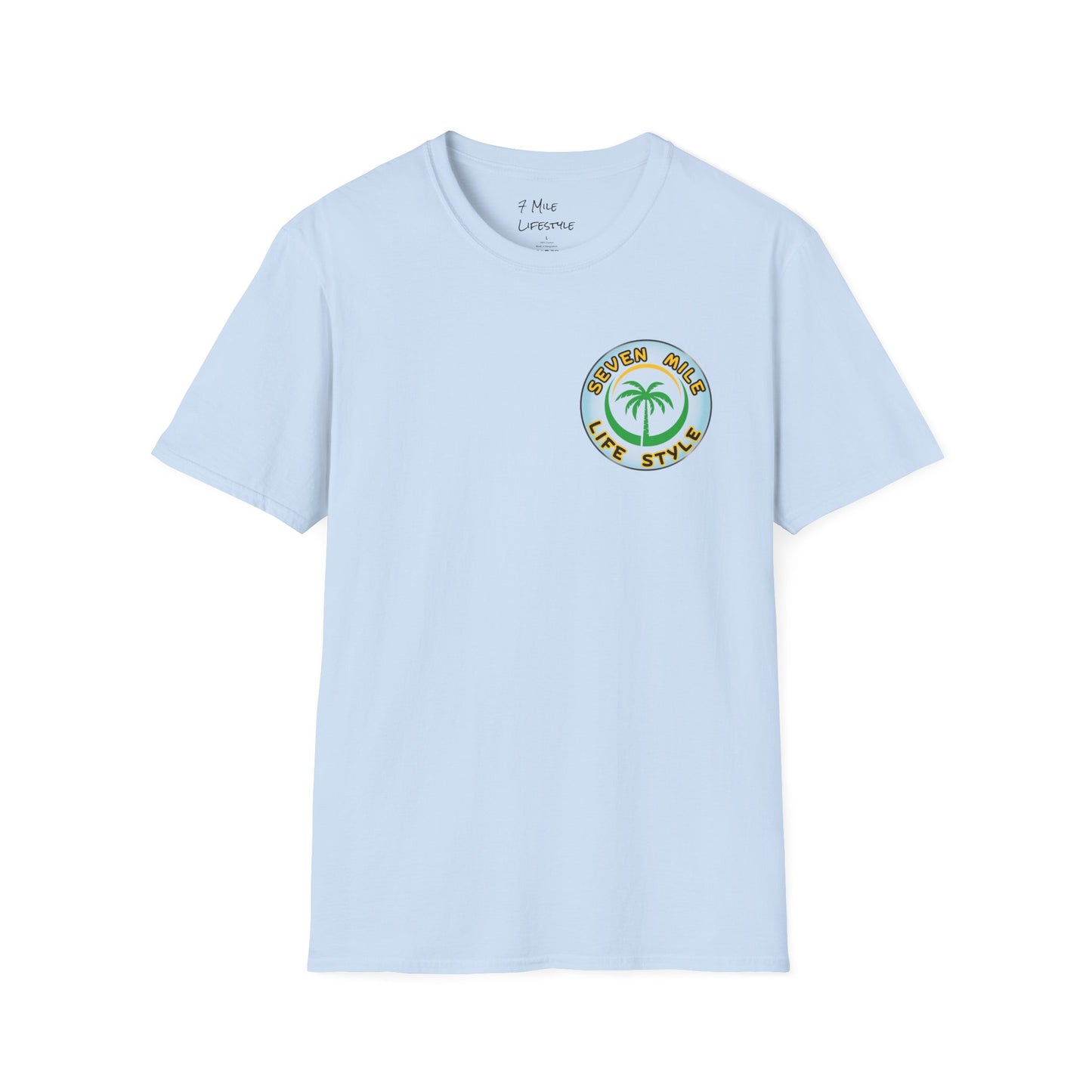 Multi Color Turtle,  Unisex Softstyle Tee,