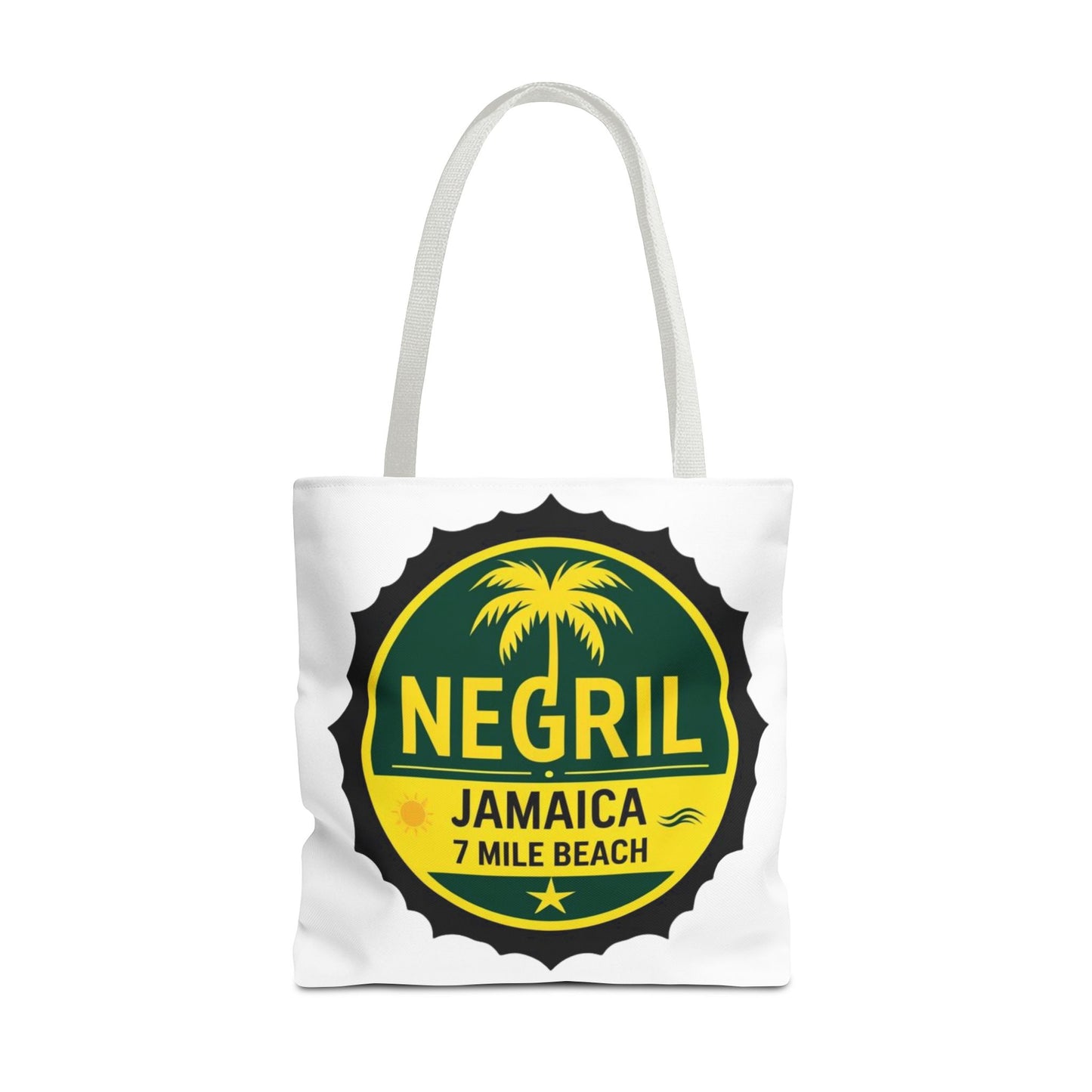 Tote Bag: Negril Beach Vibes, Summer Travel, Eco-Friendly Beach Bag, Vacation Essentials, Tropical Adventure