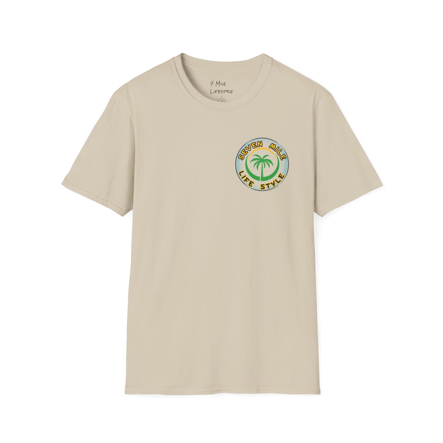 Multi Color Turtle,  Unisex Softstyle Tee,