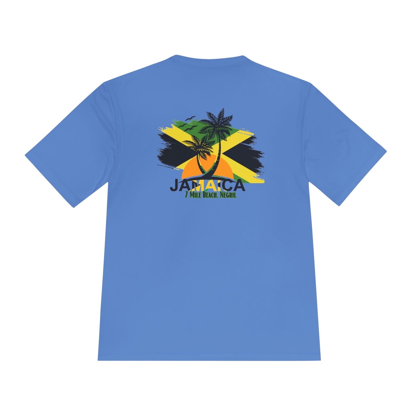 Jamaica Sunset Palms, Unisex Moisture Wicking Shirt