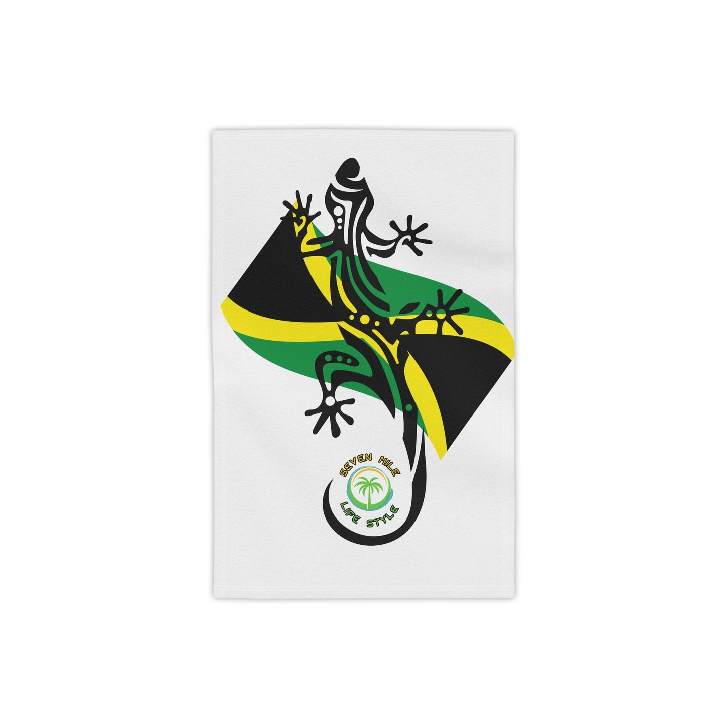 Jamaican Gecko Beach Towels, Vibrant Summer Accessory for Beach Days, Poolside Fun, Gifts for Travelers, Unique Vacation Essentials