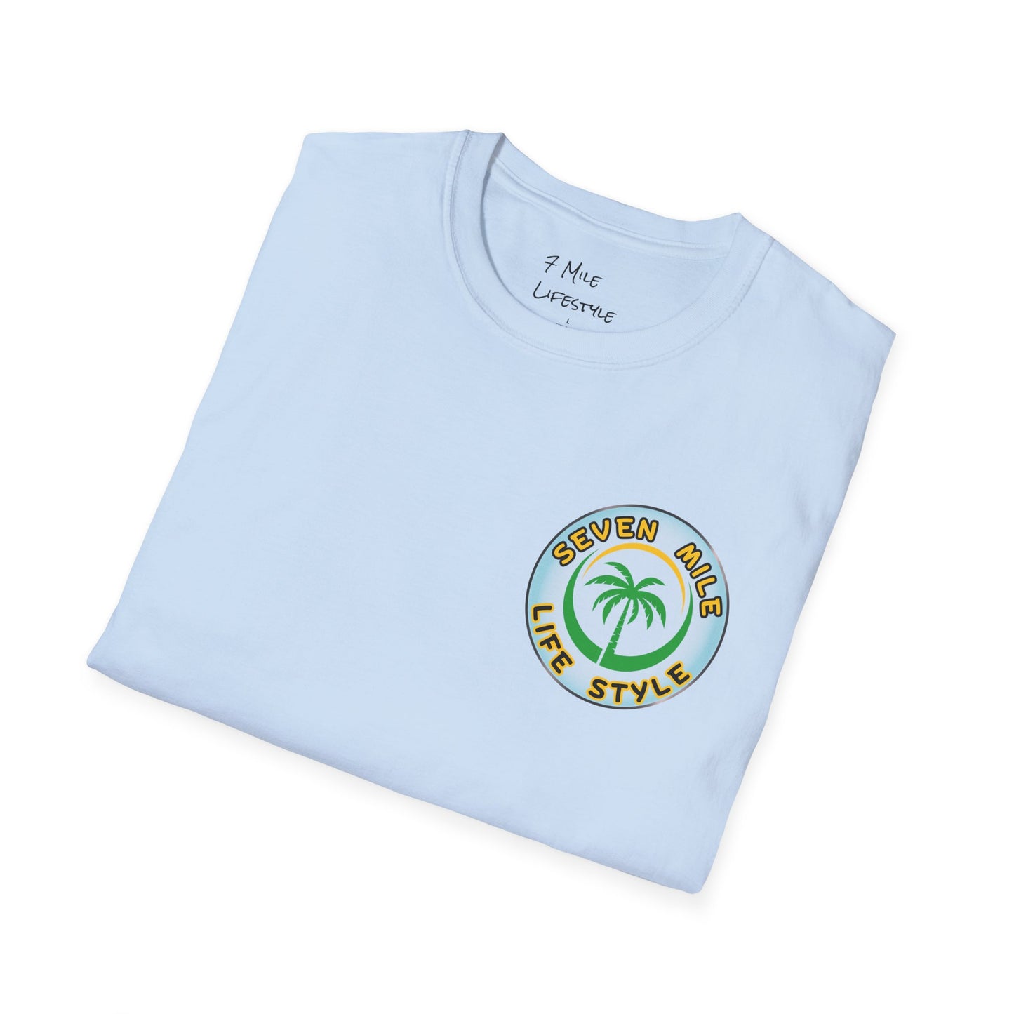 Multi Color Turtle,  Unisex Softstyle Tee,