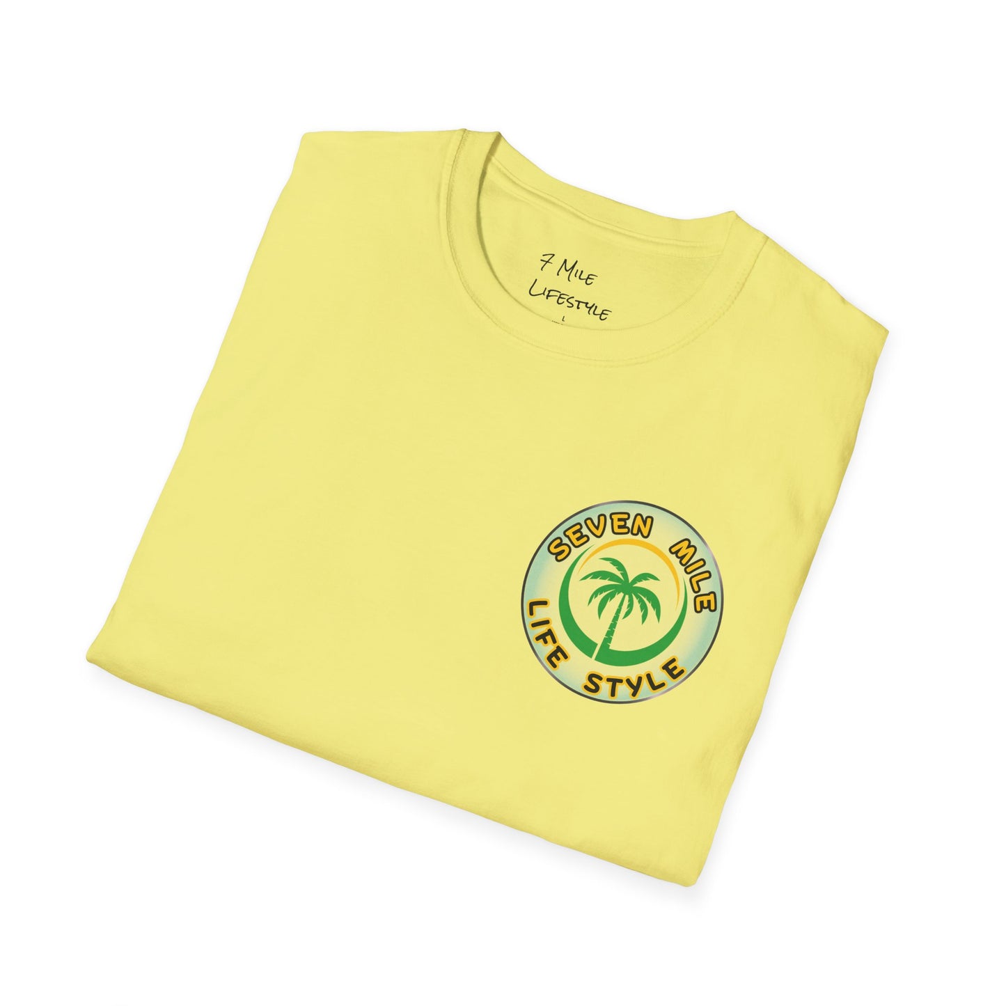 Multi Color Turtle,  Unisex Softstyle Tee,