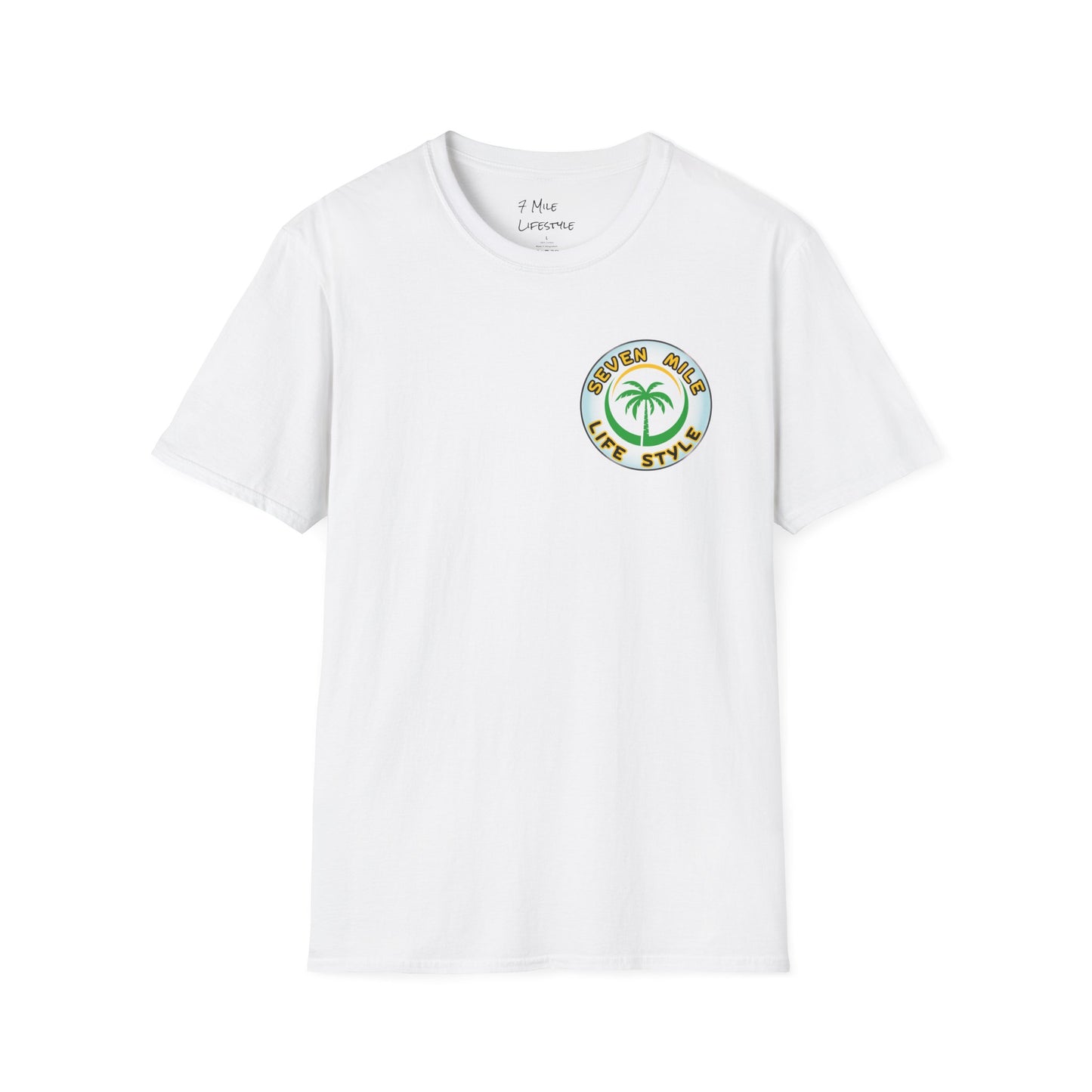 Multi Color Turtle,  Unisex Softstyle Tee,