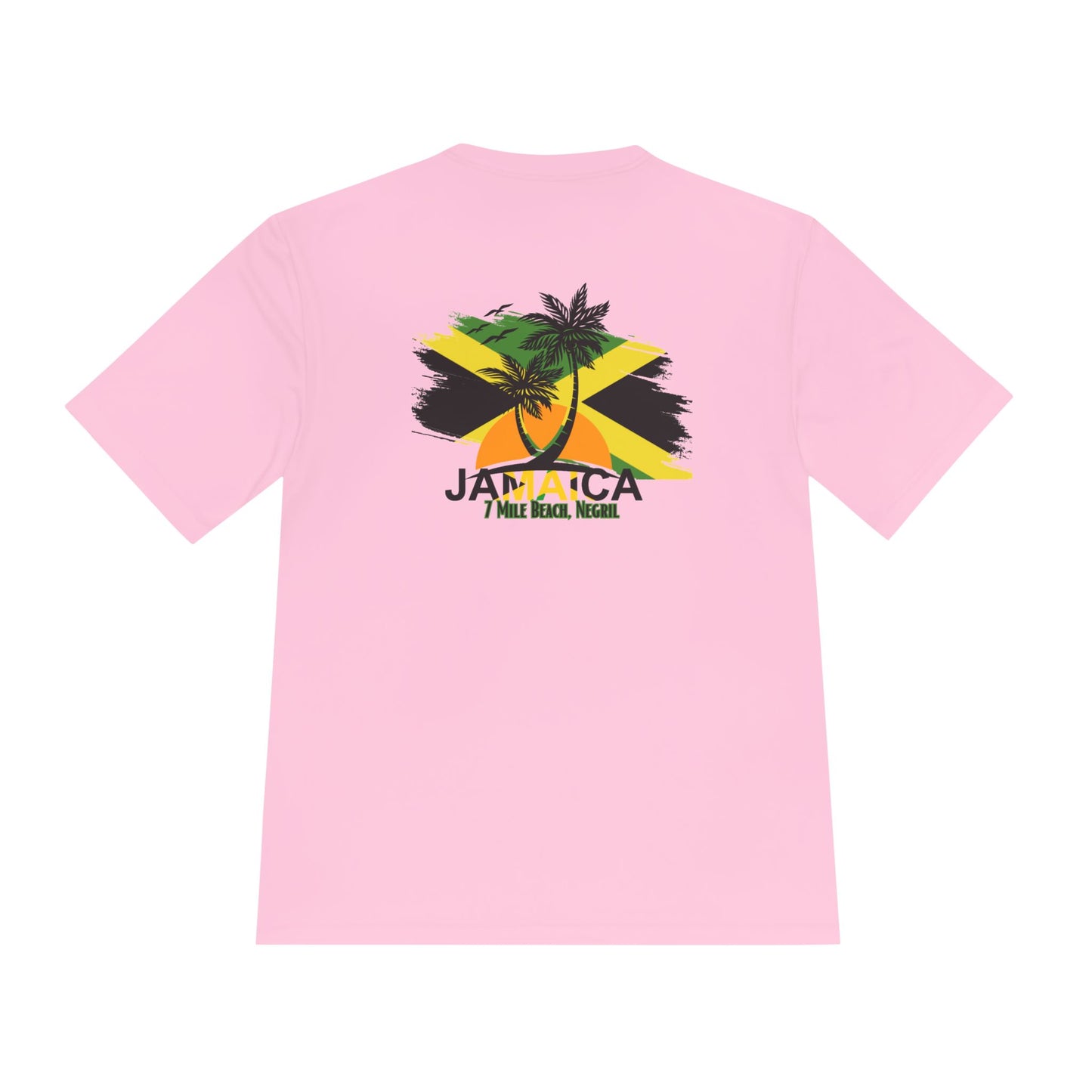 Jamaica Sunset Palms, Unisex Moisture Wicking Shirt