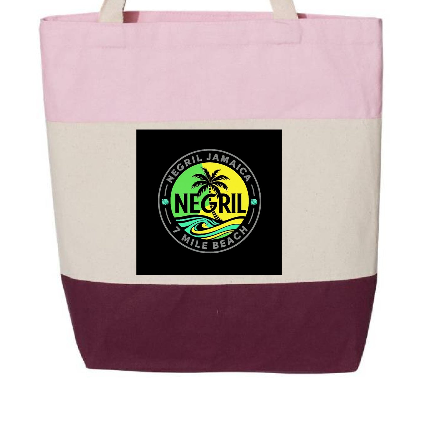 Maroon/ Natural/ Light Pink - FRONT