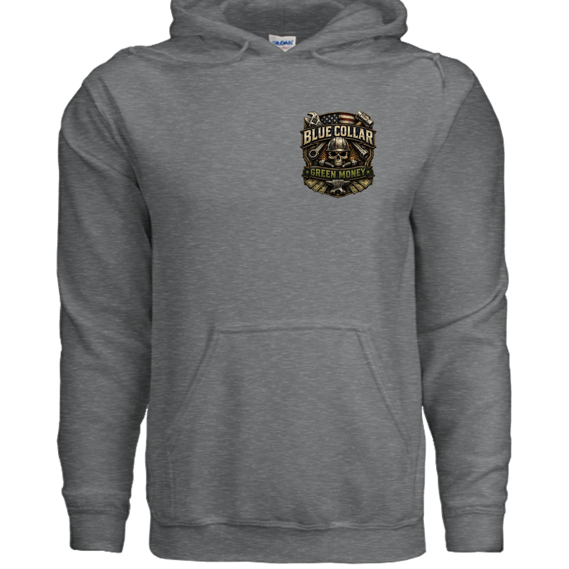 Fan Charcoal Heather - G185 - FRONT